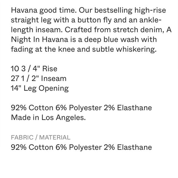 MOTHER The Tomcat Ankle Jeans A Night In Havana Wash - Picture 13 of 13